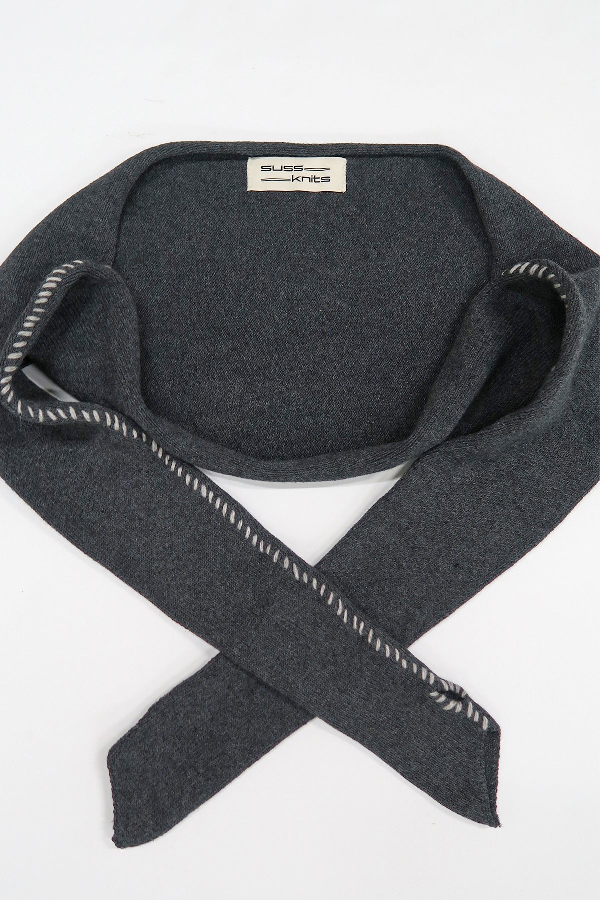 Hand Stitched Shrug - Charcoal Grey