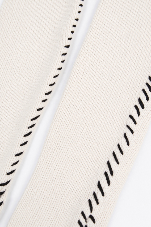 Hand Stitched Shrug - Cream