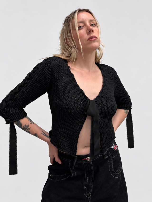 Ribbon Cardigan