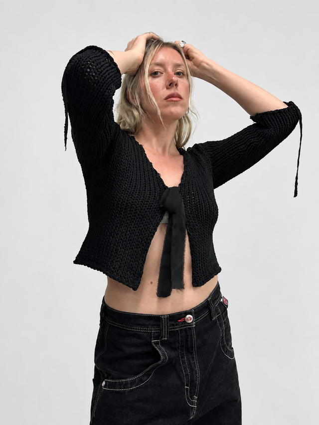 Ribbon Cardigan