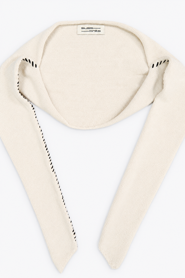 Hand Stitched Shrug - Cream