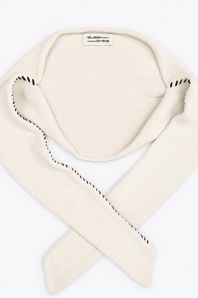 Hand Stitched Shrug - Cream