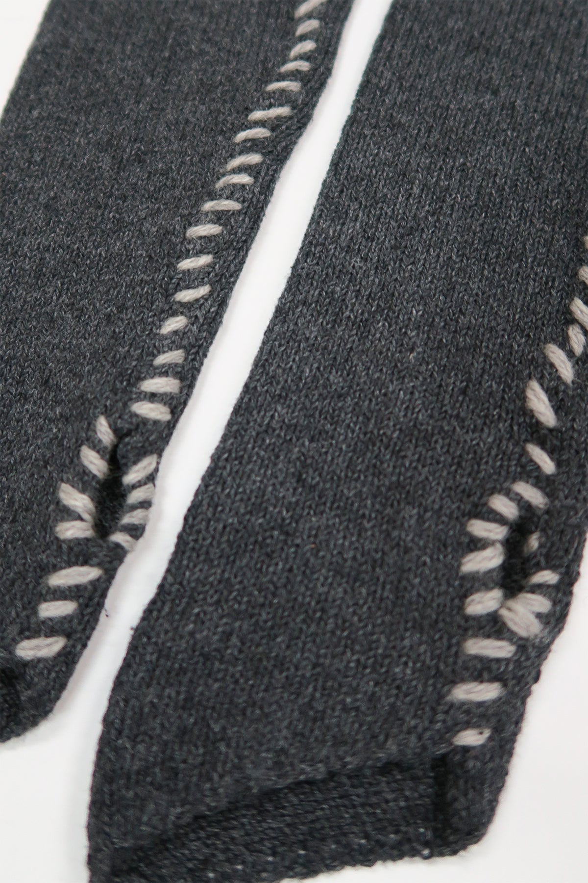 Hand Stitched Shrug - Charcoal Grey