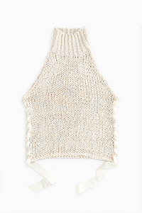 Chunky Sleeveless Turtleneck