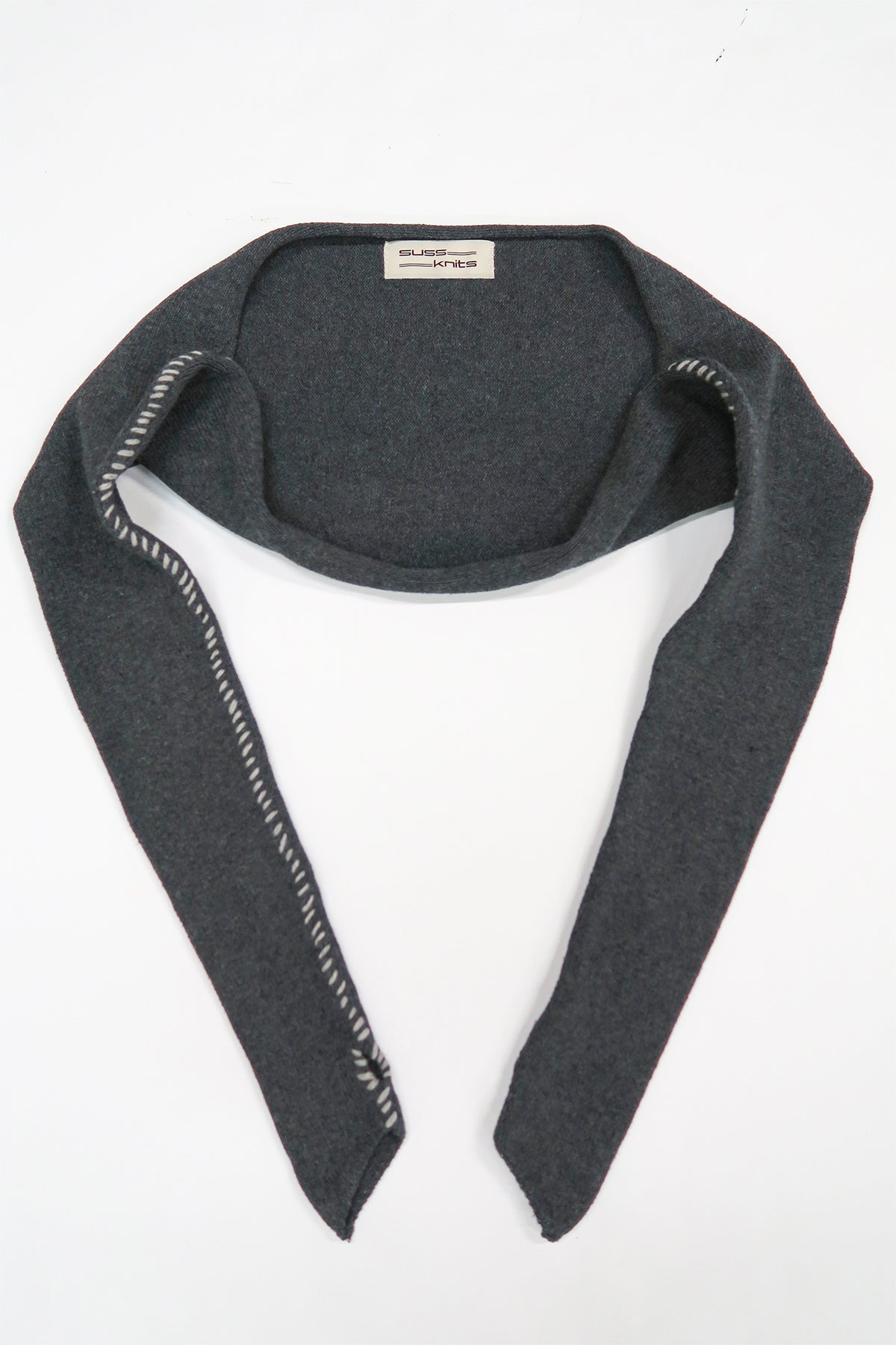 Hand Stitched Shrug - Charcoal Grey