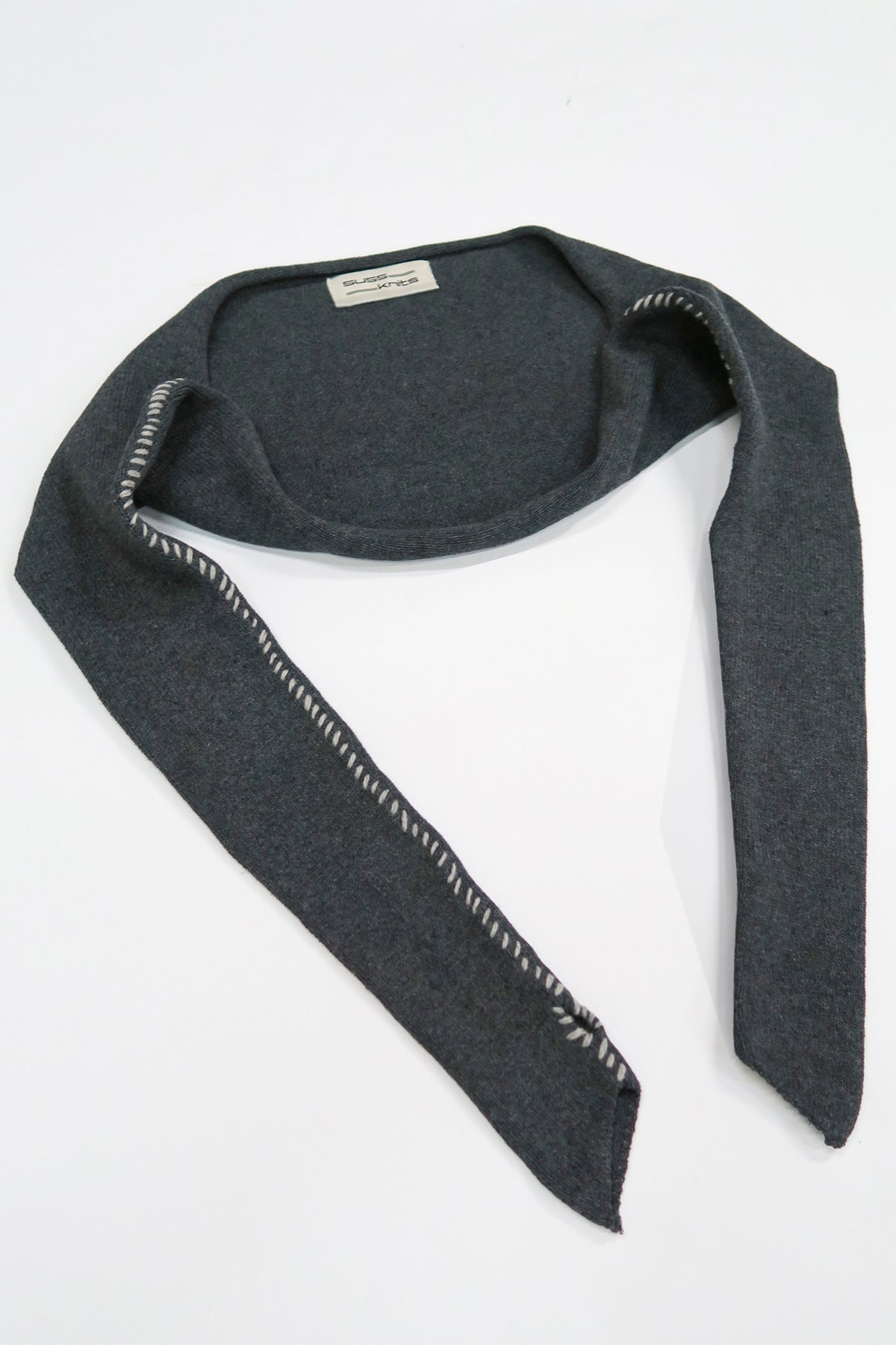 Hand Stitched Shrug - Charcoal Grey