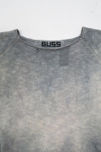 Suss Knits Archive Finish Raglan neckline with knit SUSS label and hand-dyed cotton texture