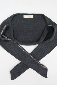 Hand Stitched Shrug - Charcoal Grey