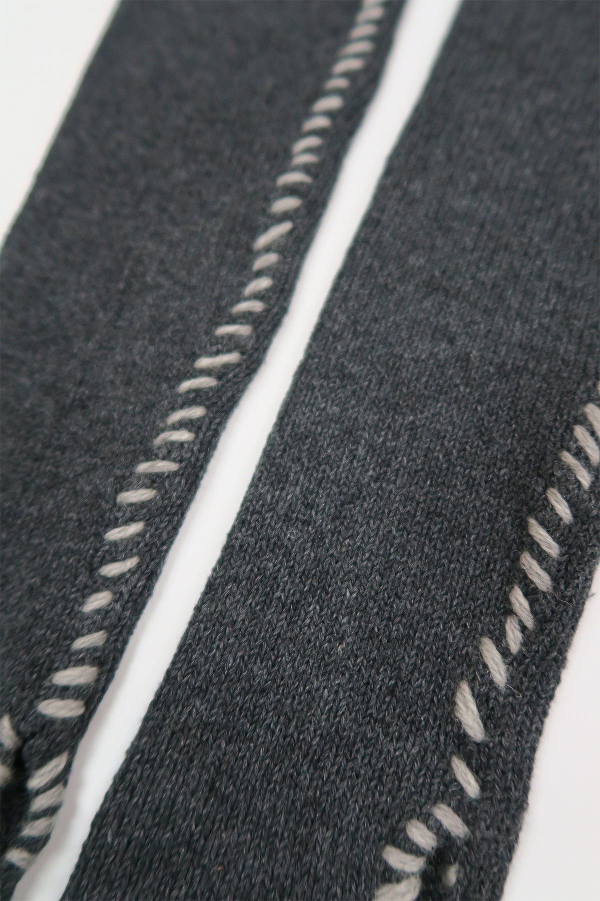 Hand Stitched Shrug - Charcoal Grey