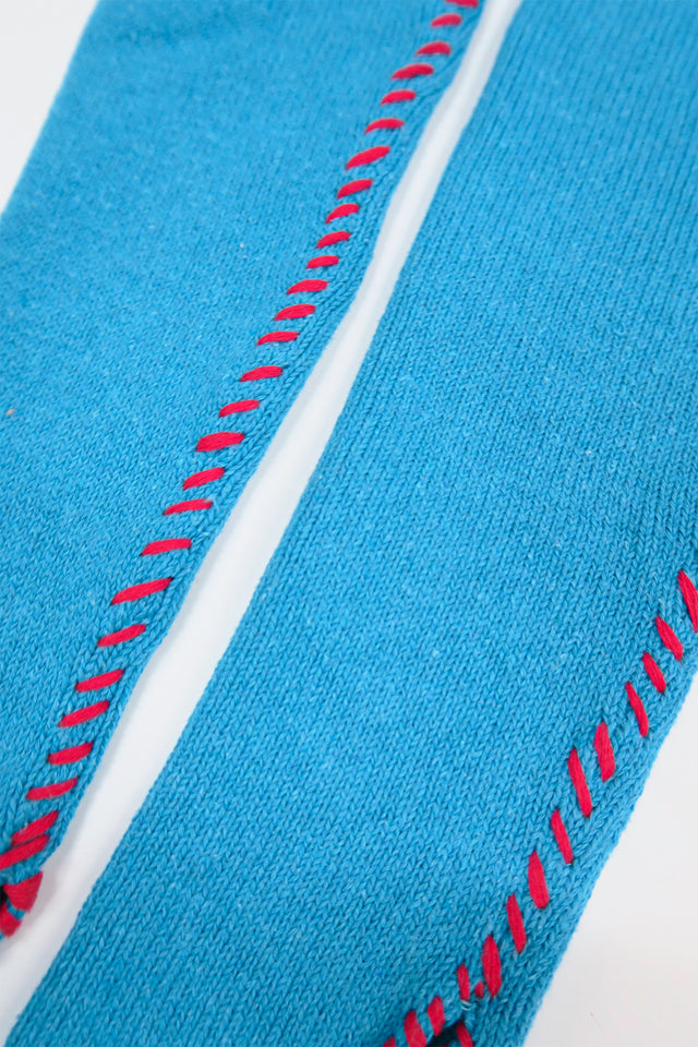 Hand Stitched Shrug - Turquoise