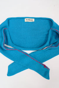 Hand Stitched Shrug - Turquoise